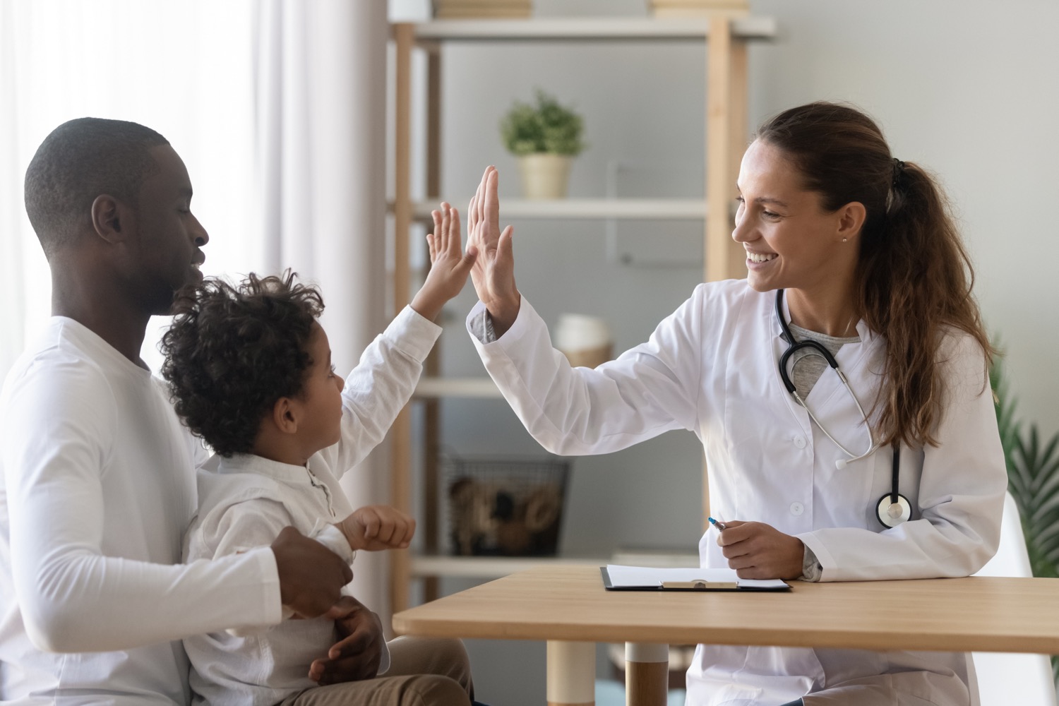 A young patient at a friendly, welcoming practice
